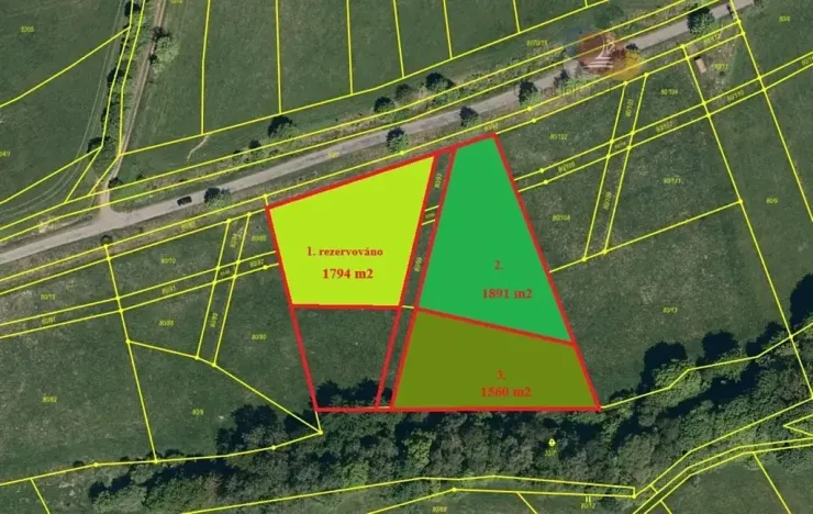 Prodej pozemku pro bydlení, Růžďka, 1560 m2