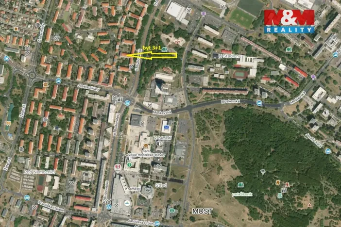 Prodej bytu 3+1, Most, tř. Budovatelů, 75 m2