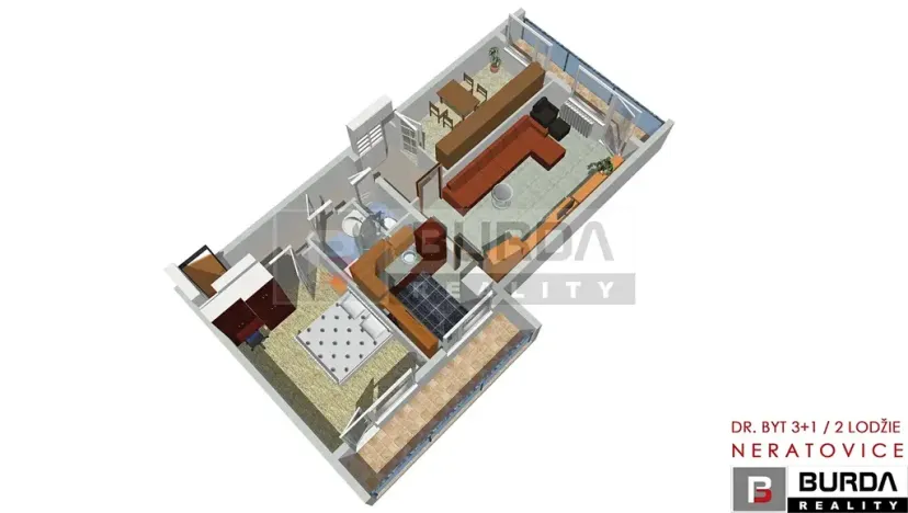 Prodej bytu 3+1, Neratovice, Na Skalkách, 81 m2