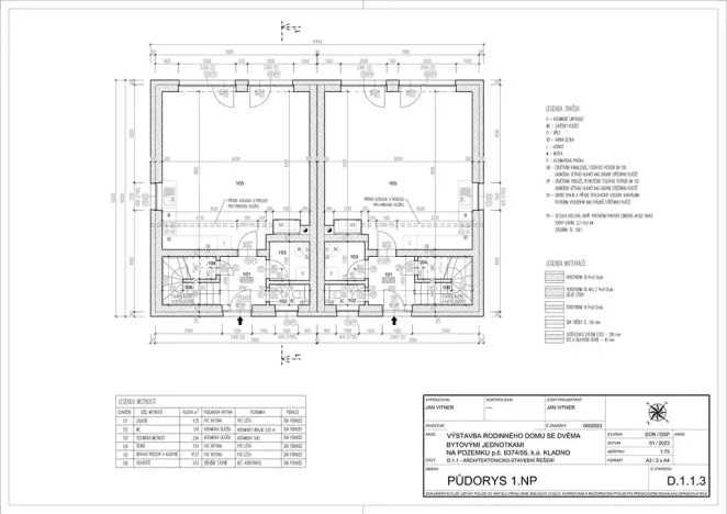 Prodej rodinného domu, Kladno, Otmara Zinkeho, 106 m2