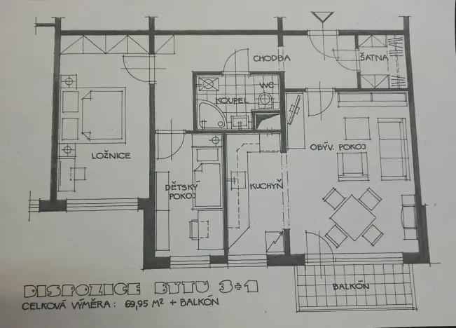 Pronájem bytu 3+1, Frýdlant nad Ostravicí, Harcovská, 70 m2