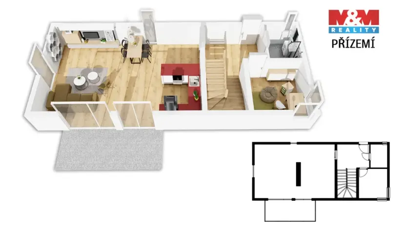 Prodej rodinného domu, Líbeznice, Nedvědova, 126 m2