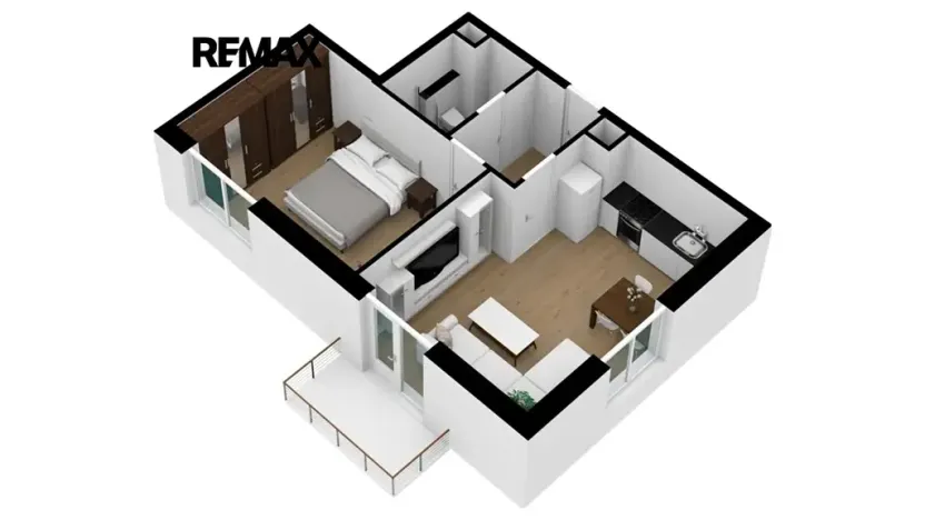 Pronájem bytu 2+kk, Plzeň, Pecháčkova, 47 m2