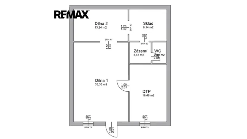 Prodej obchodního prostoru, Frýdek-Místek, Třebízského, 180 m2
