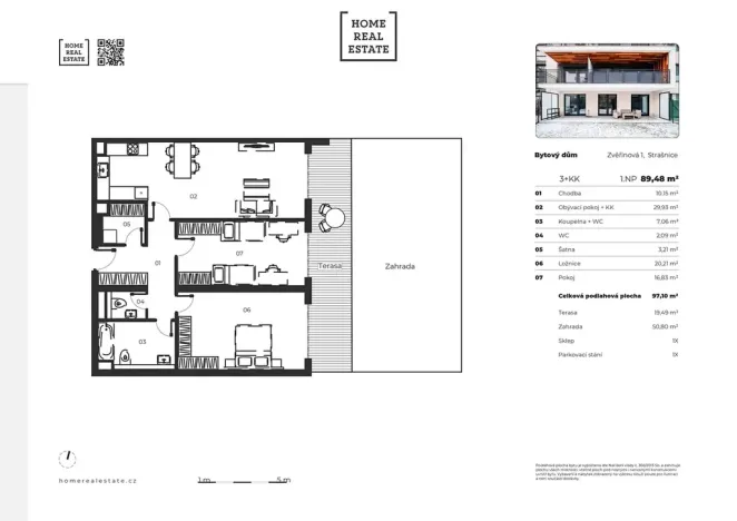 Prodej bytu 3+kk, Praha - Strašnice, Zvěřinova, 97 m2