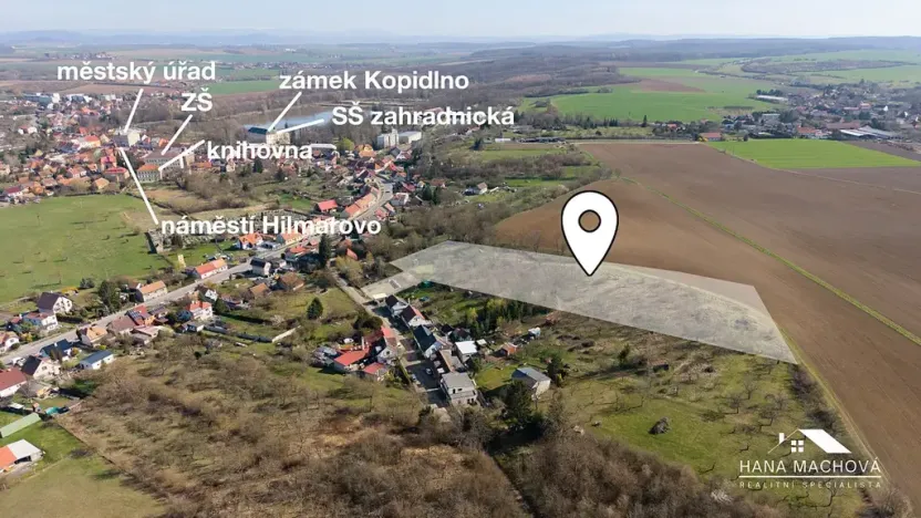 Prodej pozemku pro bydlení, Kopidlno, Na Vinici, 8371 m2