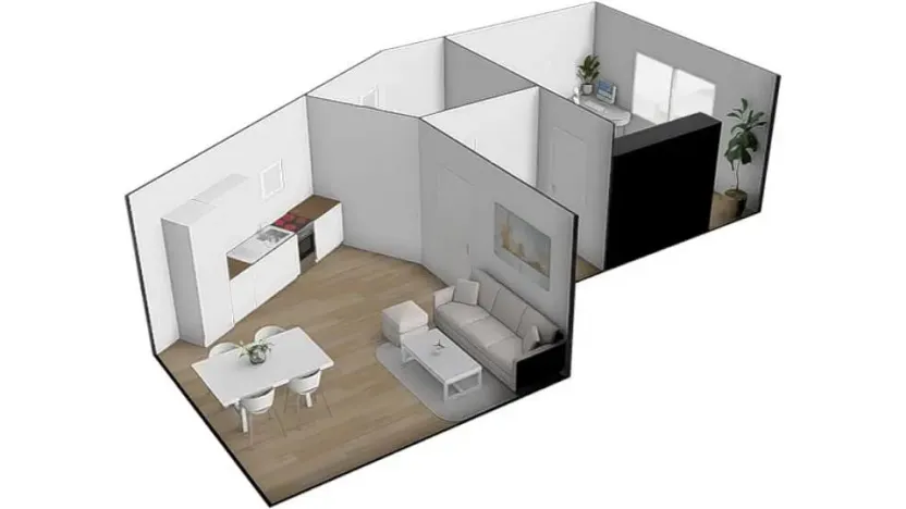 Pronájem bytu 2+kk, Brno - Ivanovice, Hřebíčková, 33 m2