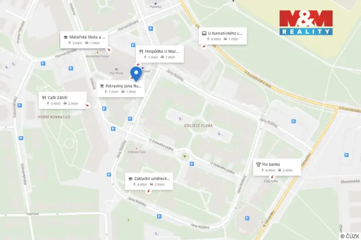 Pronájem obchodního prostoru, Praha - Kunratice, Jana Růžičky, 76 m2