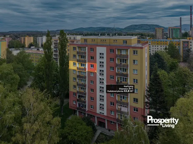 Prodej bytu 3+1, Kopřivnice, Družební, 63 m2
