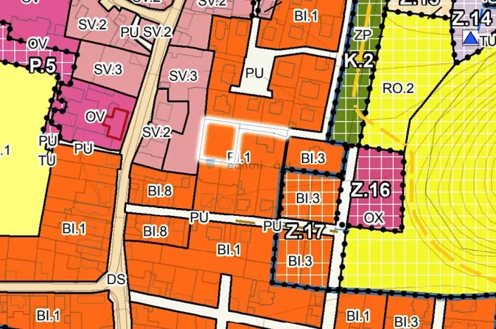 Prodej pozemku pro bydlení, Ořech, Polní, 1140 m2