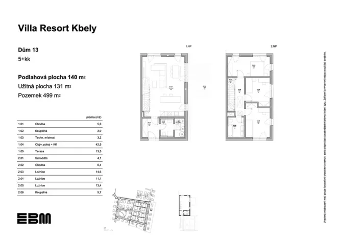 Prodej rodinného domu, Praha - Kbely, K Vinoři, 116 m2