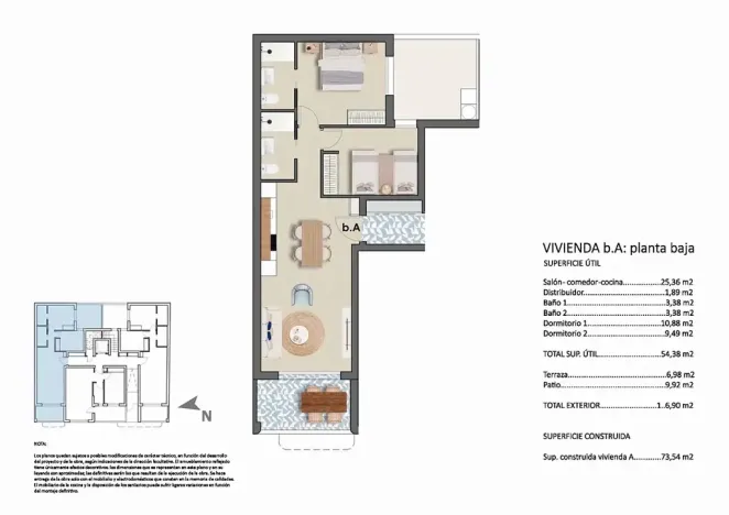 Prodej bytu 3+kk, Pilar de la Horadada, Španělsko, 73 m2