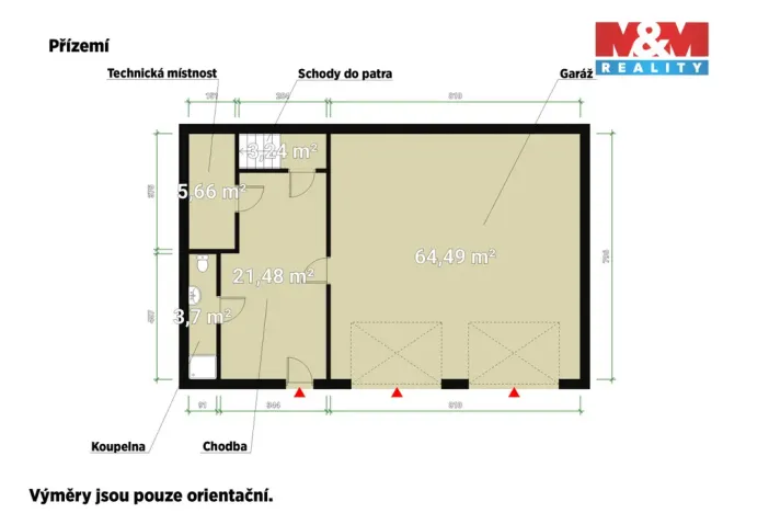 Prodej komerčního pozemku, Cheb - Hradiště, 1036 m2