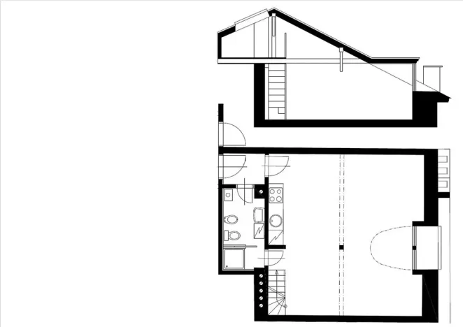 Pronájem atypického bytu, Praha - Karlín, Za Poříčskou bránou, 61 m2