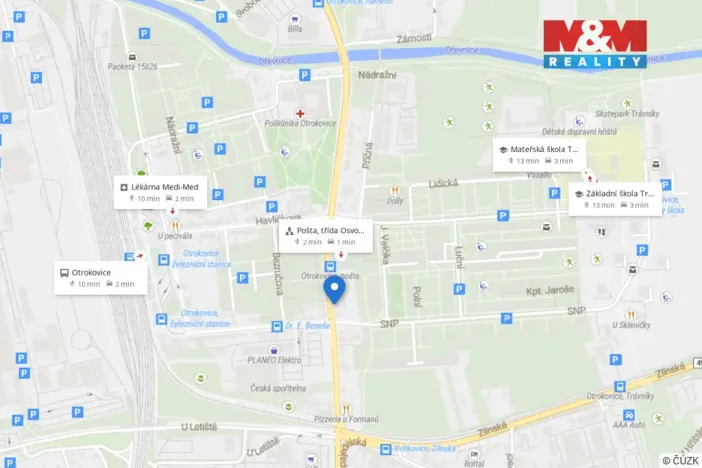 Pronájem bytu 2+kk, Otrokovice - Kvítkovice, tř. Osvobození, 63 m2