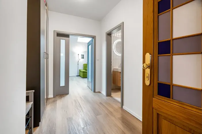 Prodej bytu 1+kk, Praha - Karlín, Peckova, 77 m2