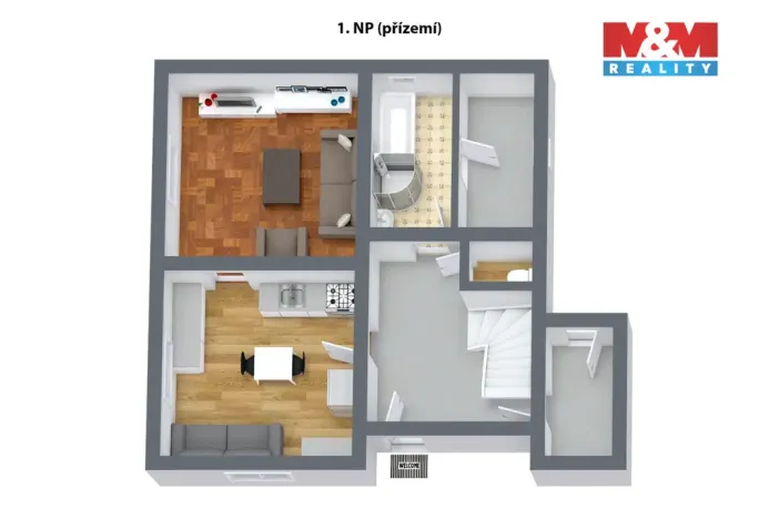 Prodej rodinného domu, Habartov - Kluč, Zahradní, 116 m2