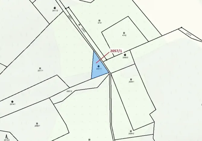 Dražba pozemku, Slopné, 295 m2
