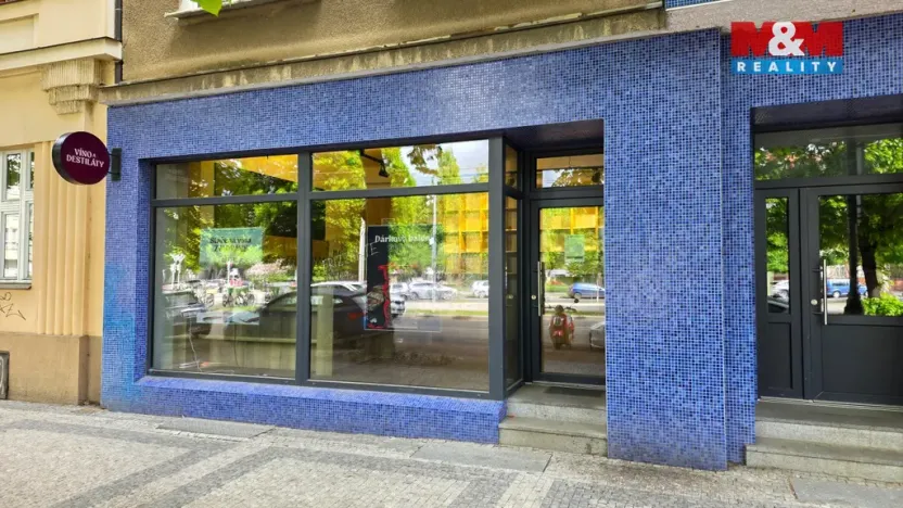 Pronájem obchodního prostoru, Praha - Holešovice, Ortenovo náměstí, 77 m2
