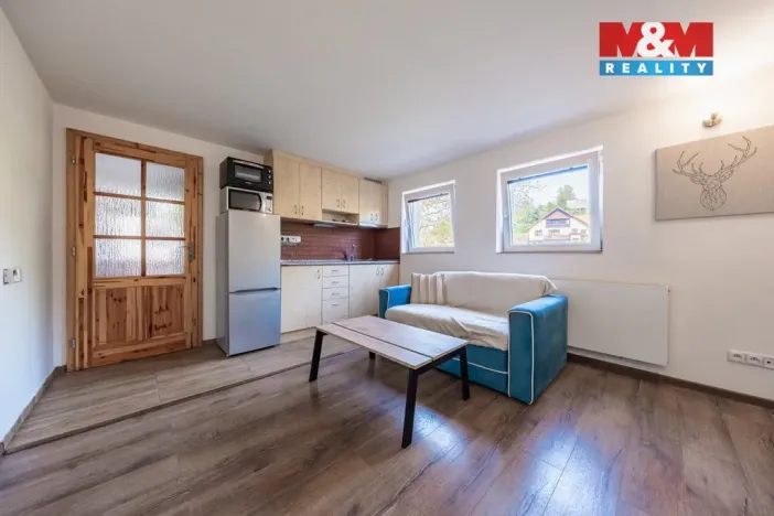Pronájem bytu 1+kk, Březí, Jana Nepomuckého, 22 m2