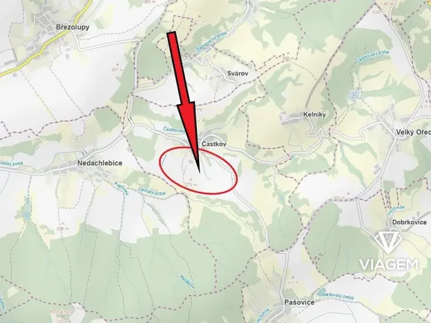 Prodej podílu pole, Hrušky, 1415 m2