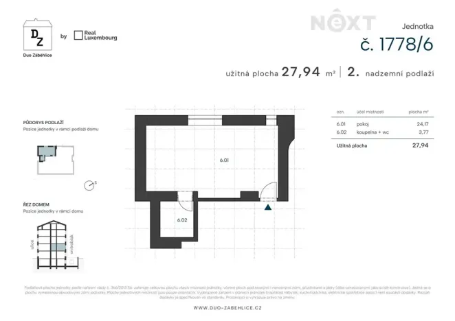 Prodej kanceláře, Praha - Záběhlice, U zákrutu, 29 m2