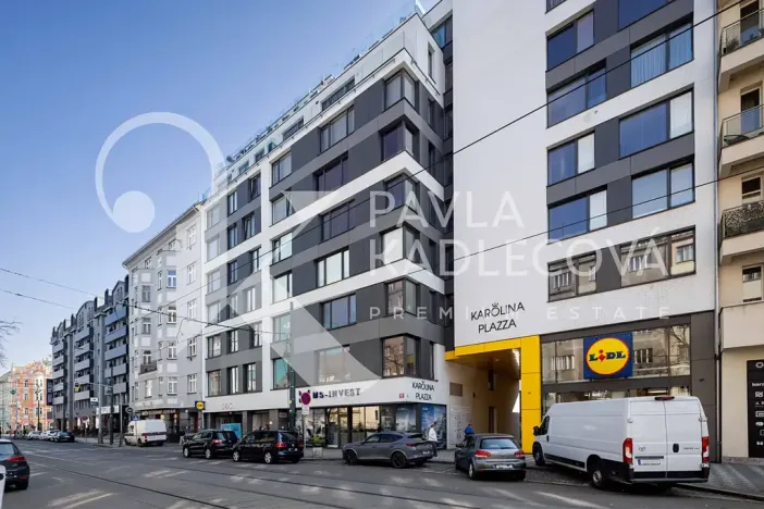 Pronájem garážového stání, Praha, Křižíkova, 16 m2