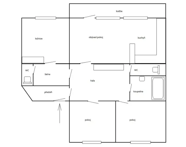 Prodej bytu 4+kk, Praha - Řepy, Španielova, 93 m2