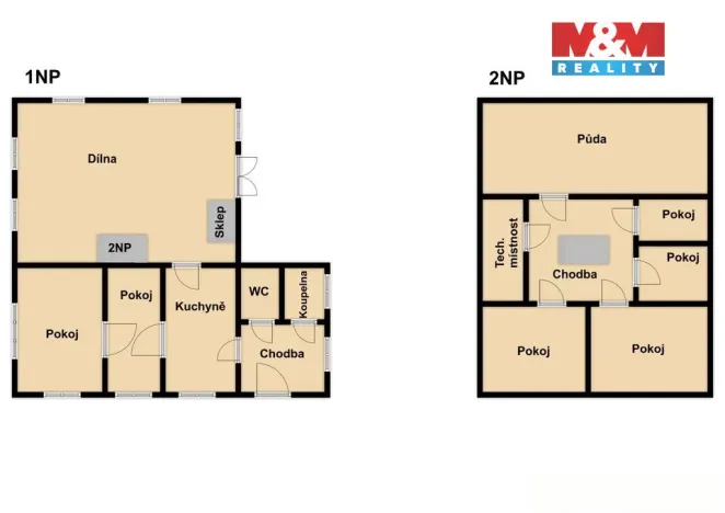 Prodej rodinného domu, Těchobuz, 290 m2
