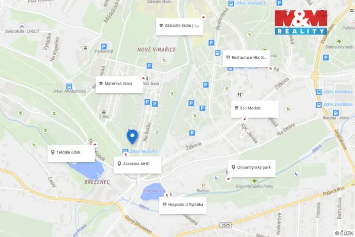 Prodej bytu 3+1, Jirkov, Na Borku, 71 m2