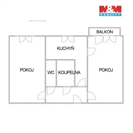 Prodej bytu 2+1, Bohumín - Nový Bohumín, Osvoboditelů, 55 m2