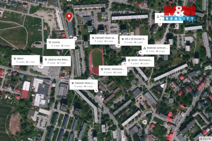 Prodej bytu 2+1, Bohumín - Nový Bohumín, Osvoboditelů, 55 m2