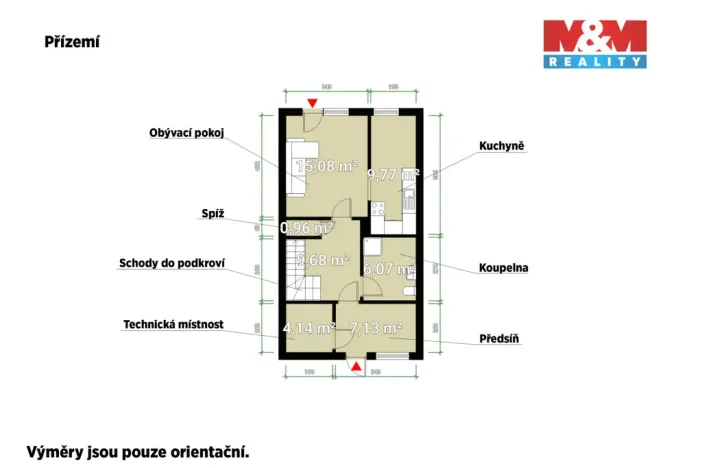 Prodej rodinného domu, Štědrá - Zbraslav, 97 m2