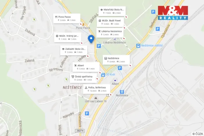 Pronájem bytu 3+1, Ústí nad Labem - Neštěmice, Sibiřská, 80 m2