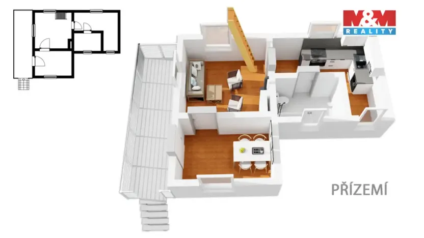 Prodej rodinného domu, Bernartice - Srlín, 95 m2