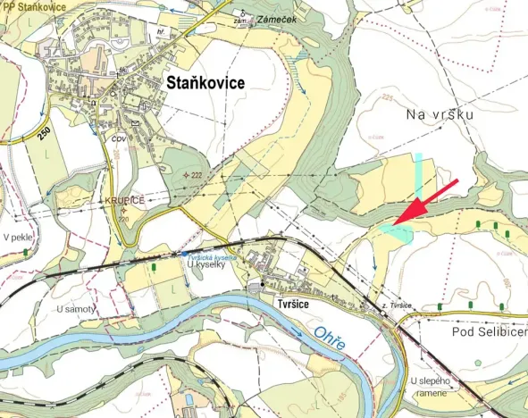 Prodej louky, Staňkovice, 6300 m2