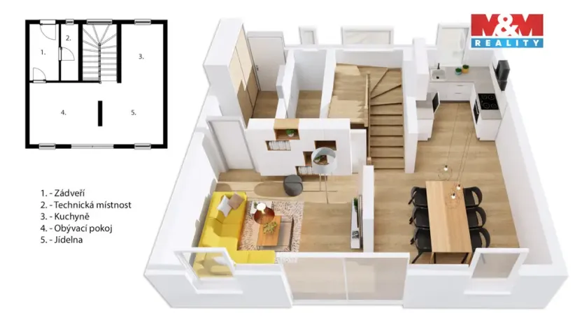 Prodej rodinného domu, Starý Vestec, 96 m2