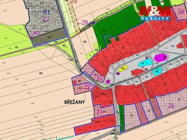 Prodej pozemku pro bydlení, Břežany, 8048 m2
