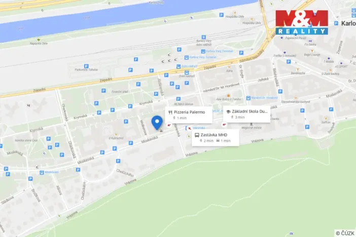 Prodej obchodního prostoru, Karlovy Vary, Moskevská, 57 m2
