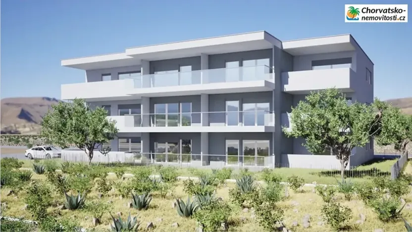 Prodej bytu 2+kk, Povljana, Chorvatsko, 44 m2