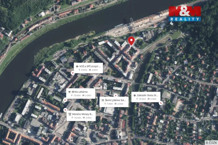Pronájem bytu 2+1, Děčín - Děčín I-Děčín, Labská, 63 m2