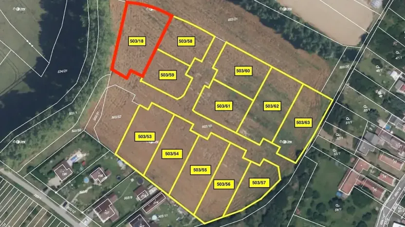 Prodej pozemku pro bydlení, Sobčice, 1495 m2