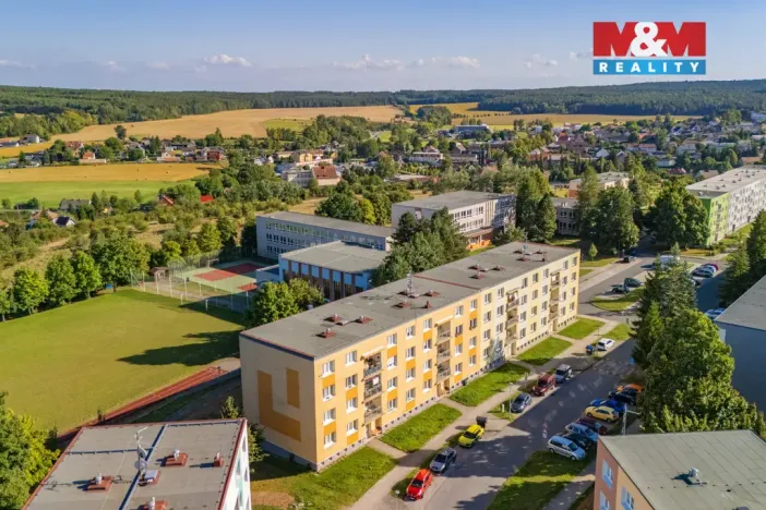 Pronájem bytu 1+1, Kaznějov, Školní, 36 m2