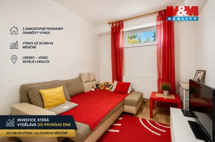 Prodej bytu 4+kk, Liberec - Liberec XXV-Vesec, Česká, 82 m2