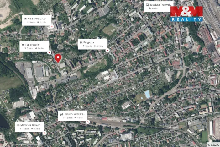 Prodej zahrady, Liberec, Uralská, 248 m2