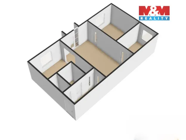 Prodej bytu 3+1, Nehvizdy, Kubišova, 70 m2