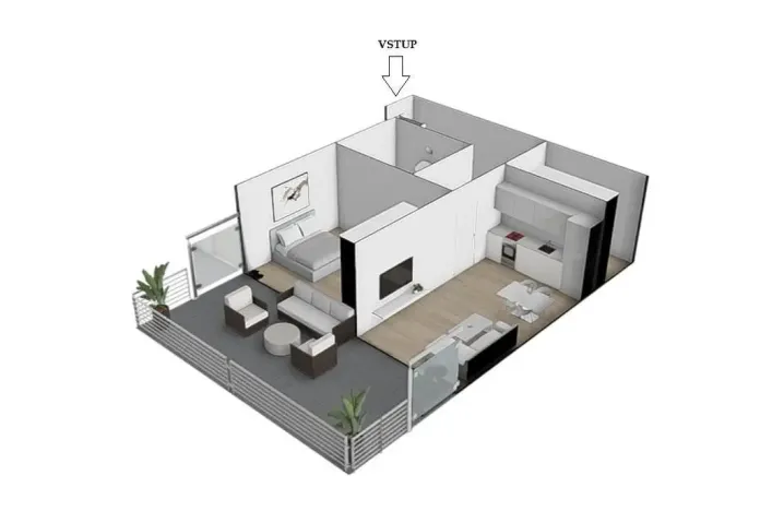 Prodej bytu 2+kk, Brno - Černá Pole, třída Generála Píky, 84 m2