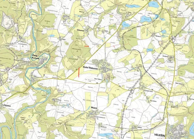 Prodej pole, Dolní Třebonín, 10579 m2
