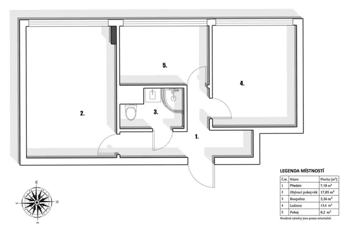 Prodej bytu 3+kk, Nymburk, Ivana Olbrachta, 51 m2