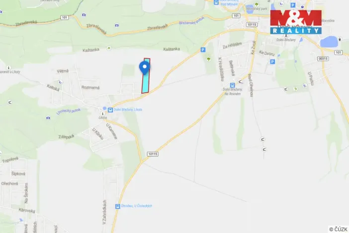 Prodej pole, Dolní Břežany - Lhota, 20223 m2